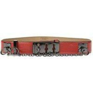 BCBGMaxAzria Red Toggle Waist Belt - S/Red